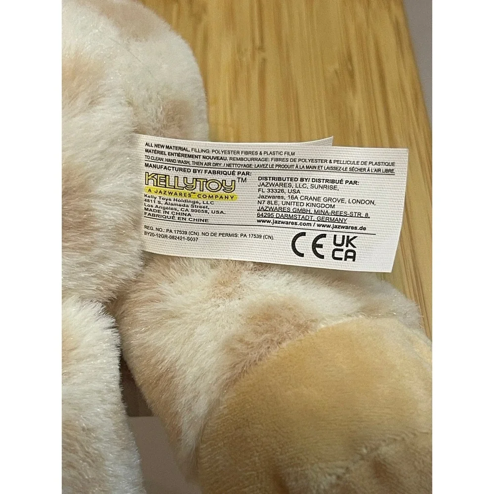 Kellytoy Plush Giraffe Rattle Baby Toy Lovey Stuffed Animal 13